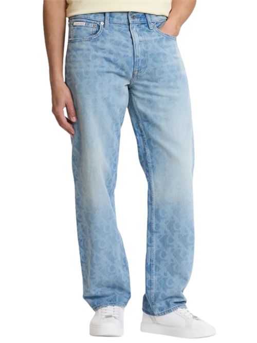 Jeans anni '90 con stampa all-over Calvin Klein Jeans | LV04RG765G1WX